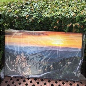 Great Smoky Mountains Spring Sunset Landscape